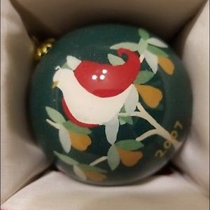 Dillard’s Christmas ornament partridge 2007